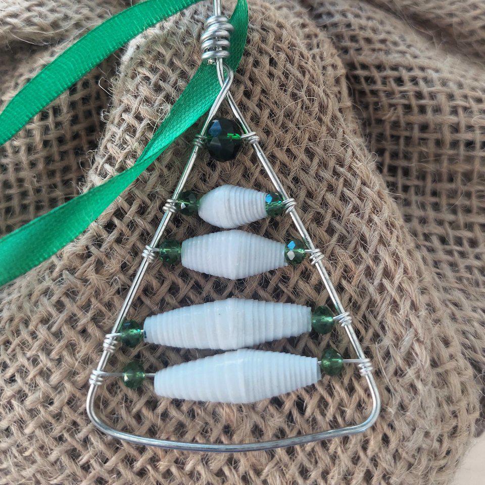 Paper Bead Tree Ornament