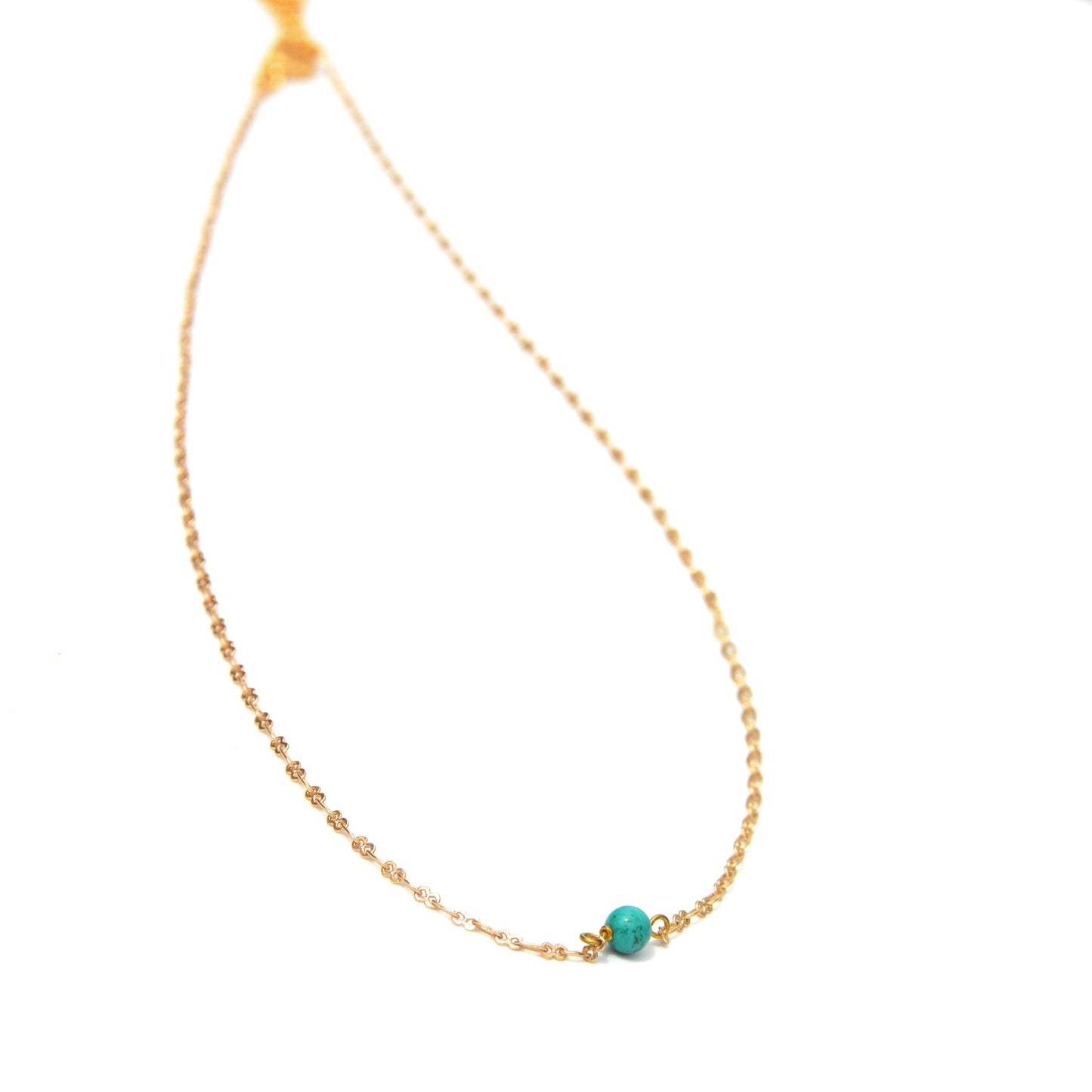 Tiny Turquoise Necklace