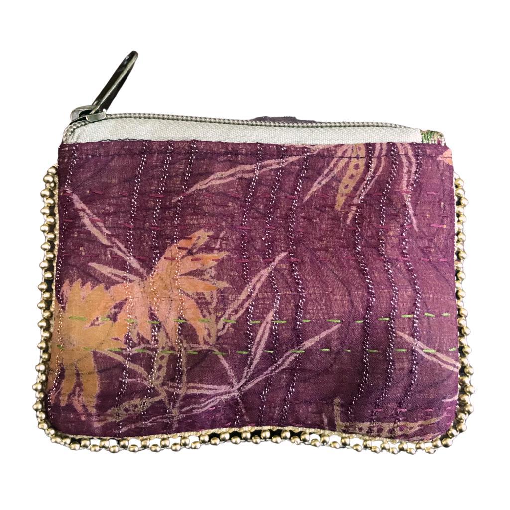 Small Sari Coin Purse