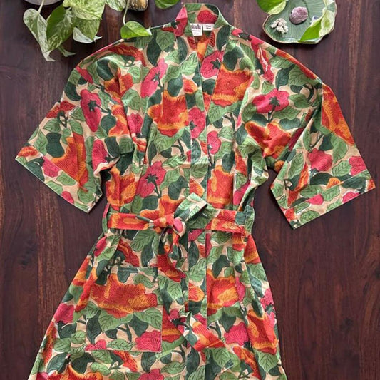 Rasila Block Print Robe