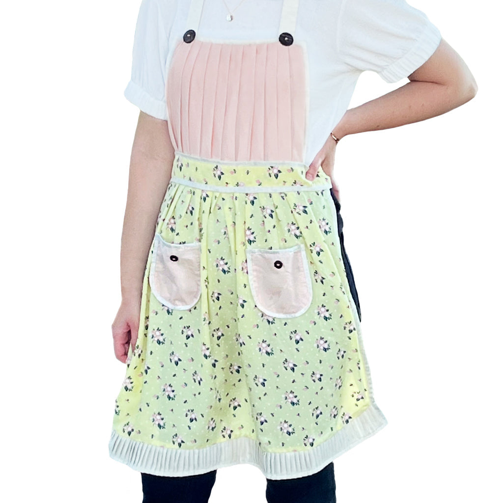 Pink Cotton Apron