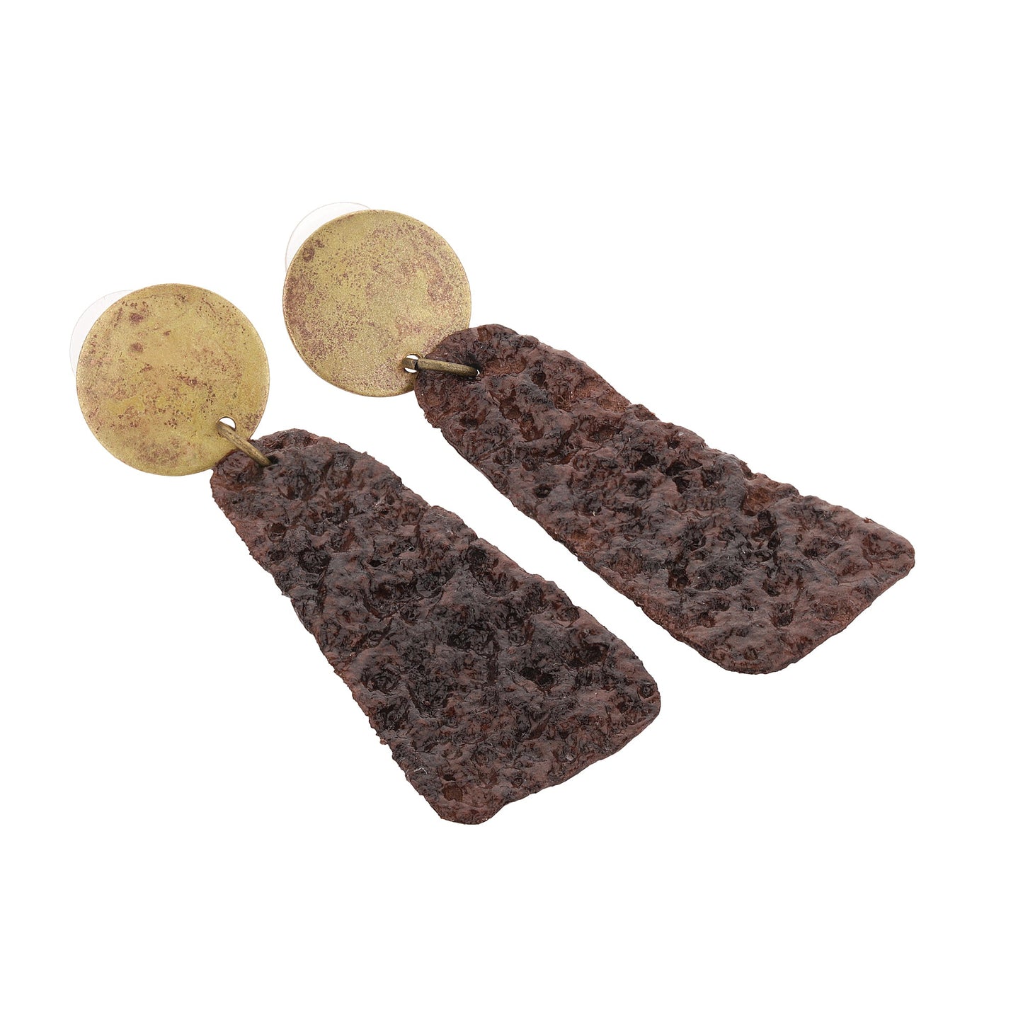 Chocolate Crinkle Earrings