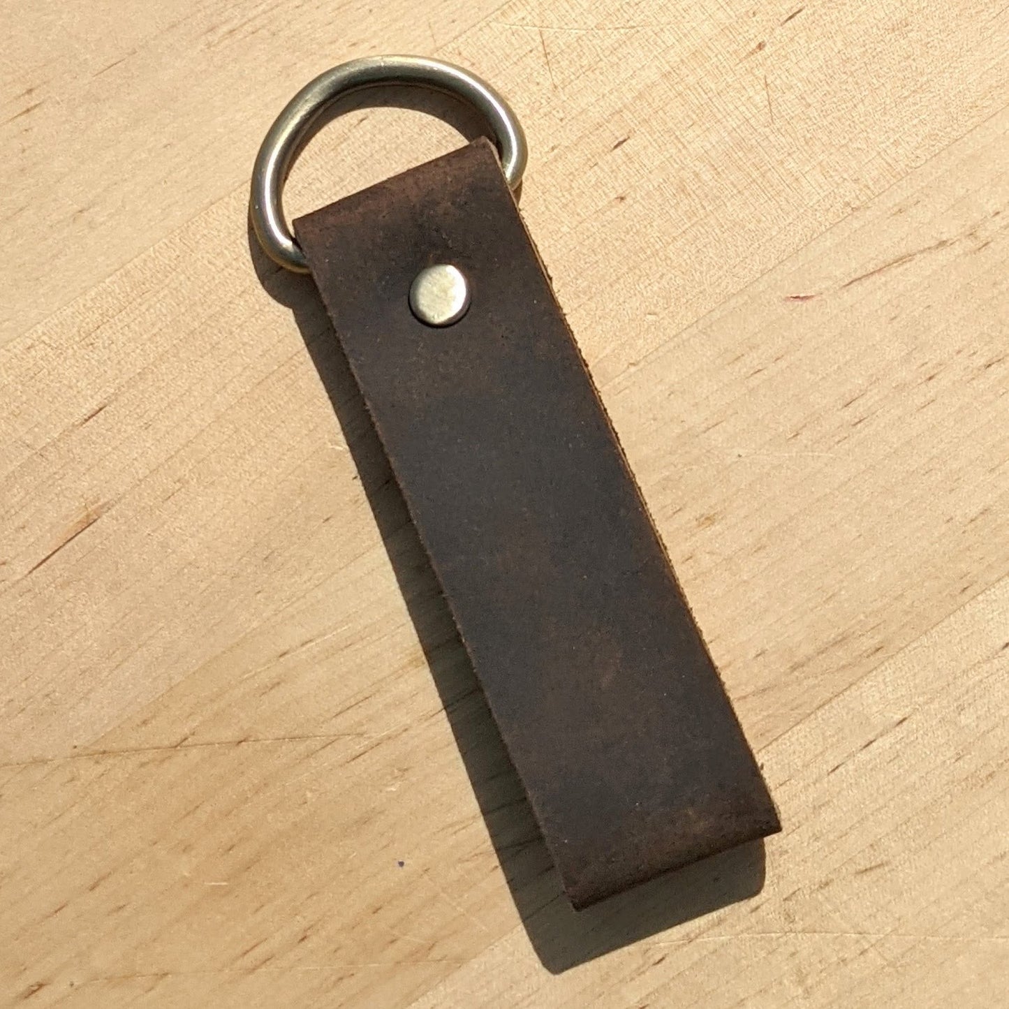 Plain Leather Keyfob