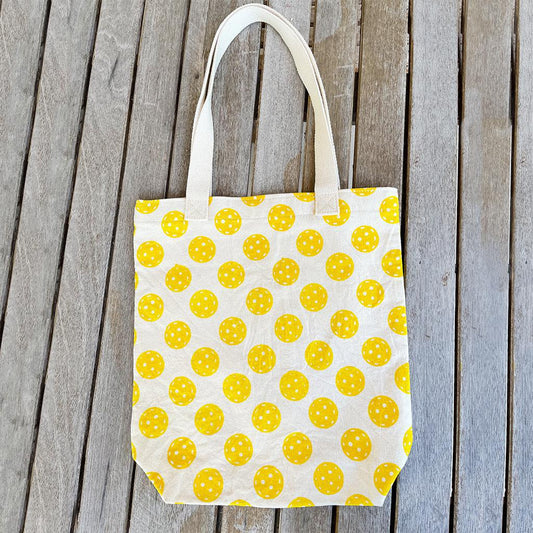 Cotton Handle Tote - Yellow