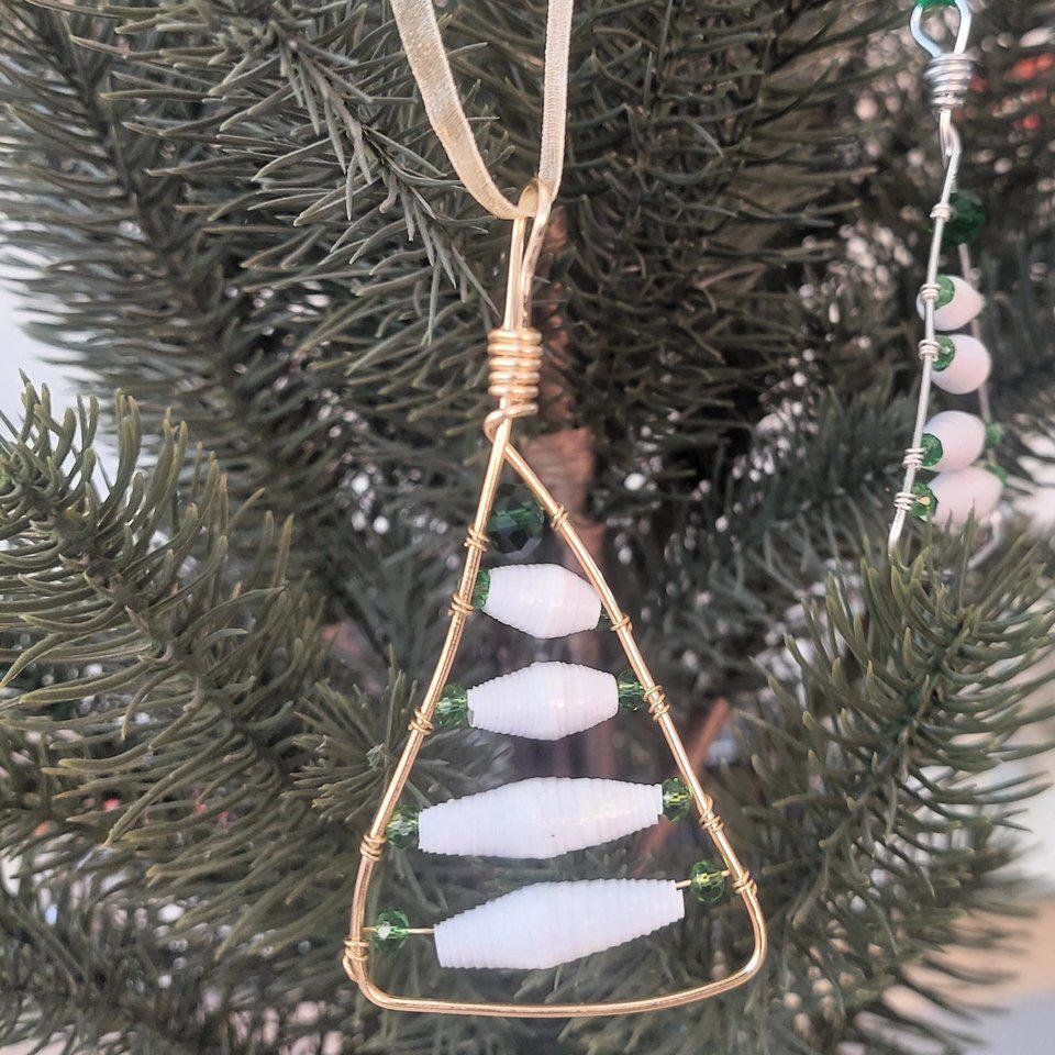 Paper Bead Tree Ornament