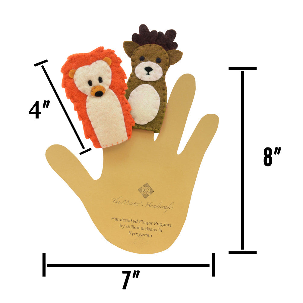 Jungle Friends Finger Puppets