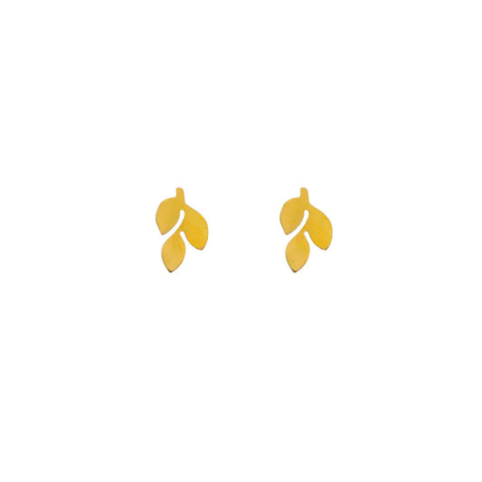 Olive Brass Earrings