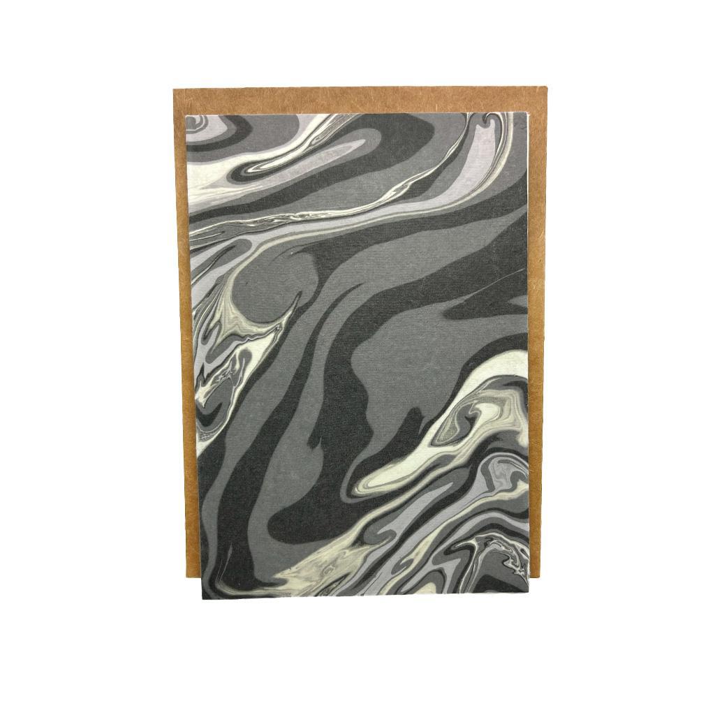 Handmade Marbled Card