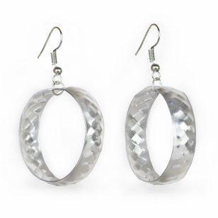 Tin Hoop Earrings