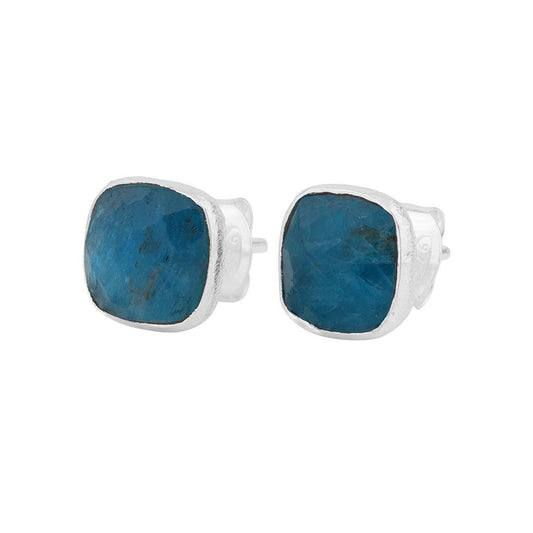 Apatite Silver Earrings