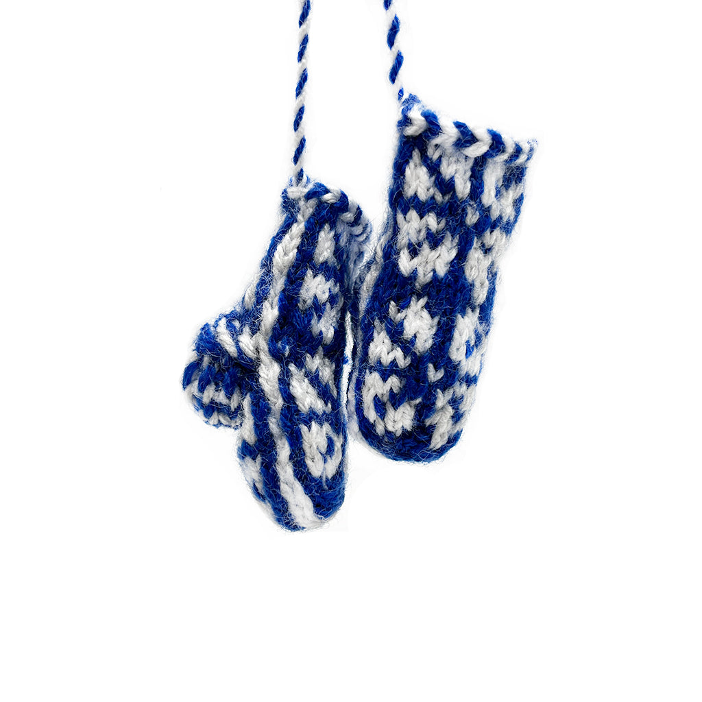 Blue Mini Socks Ornament