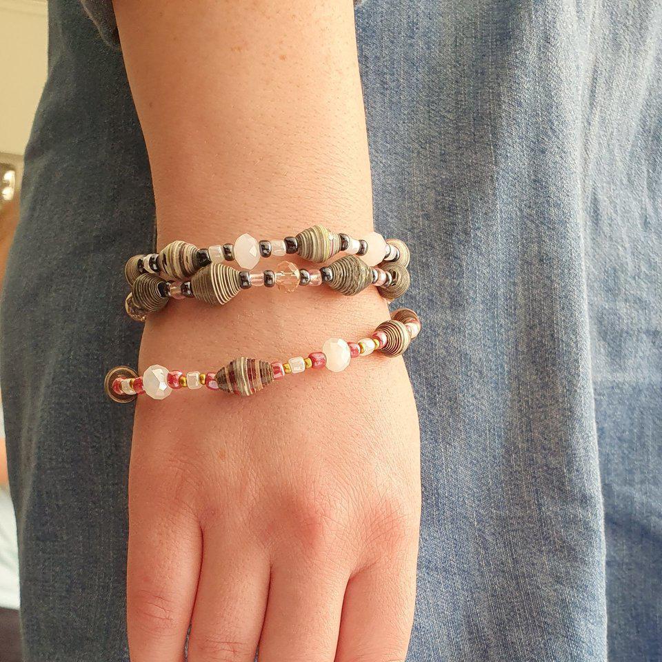 DIY Paper Bead Bracelet Kit