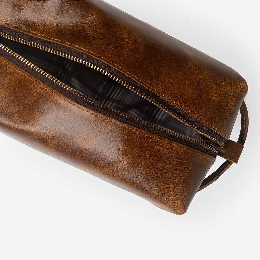 Leather Toiletry Bag