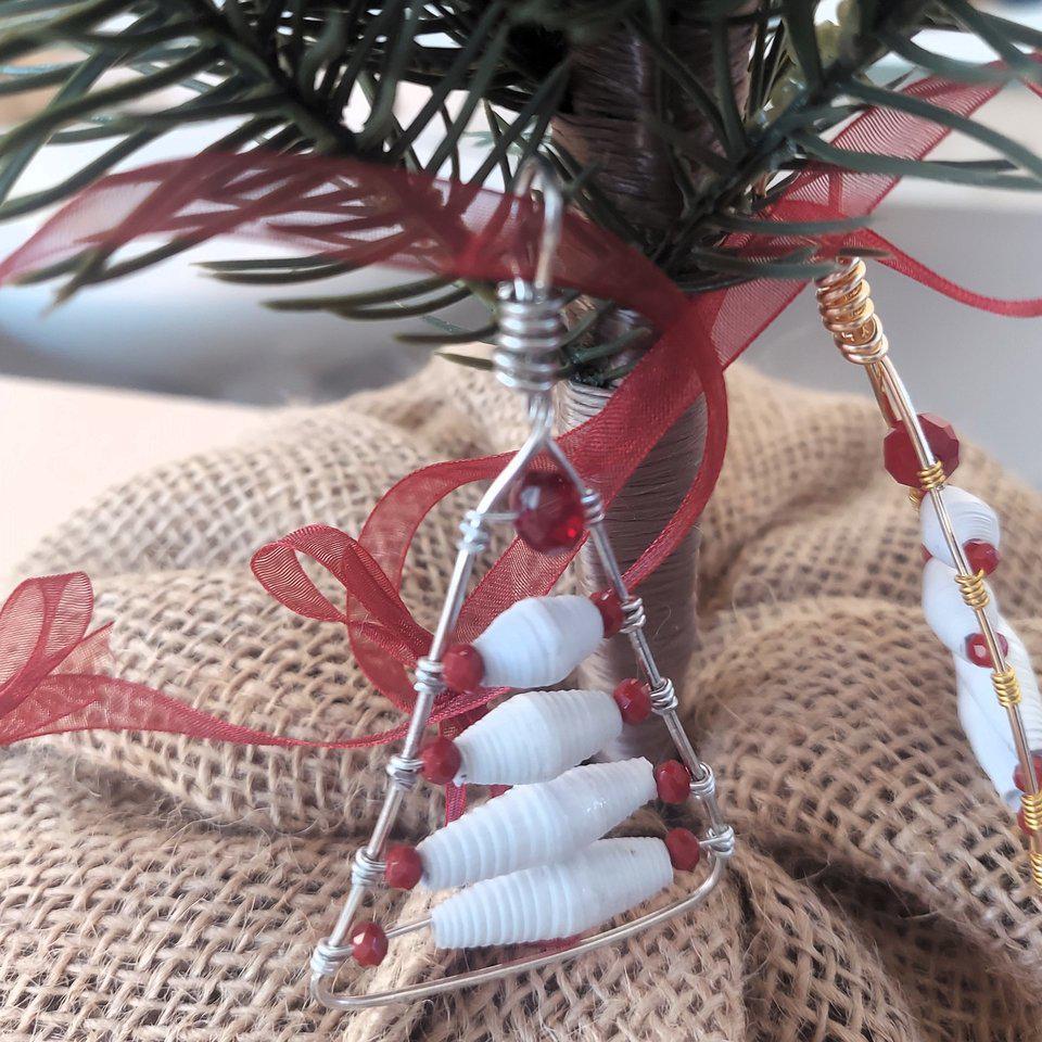 Paper Bead Tree Ornament