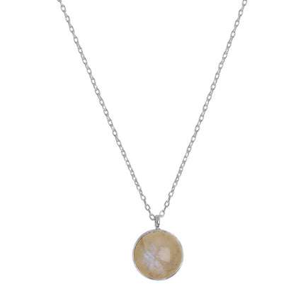 Sterling Silver Moonstone Necklace