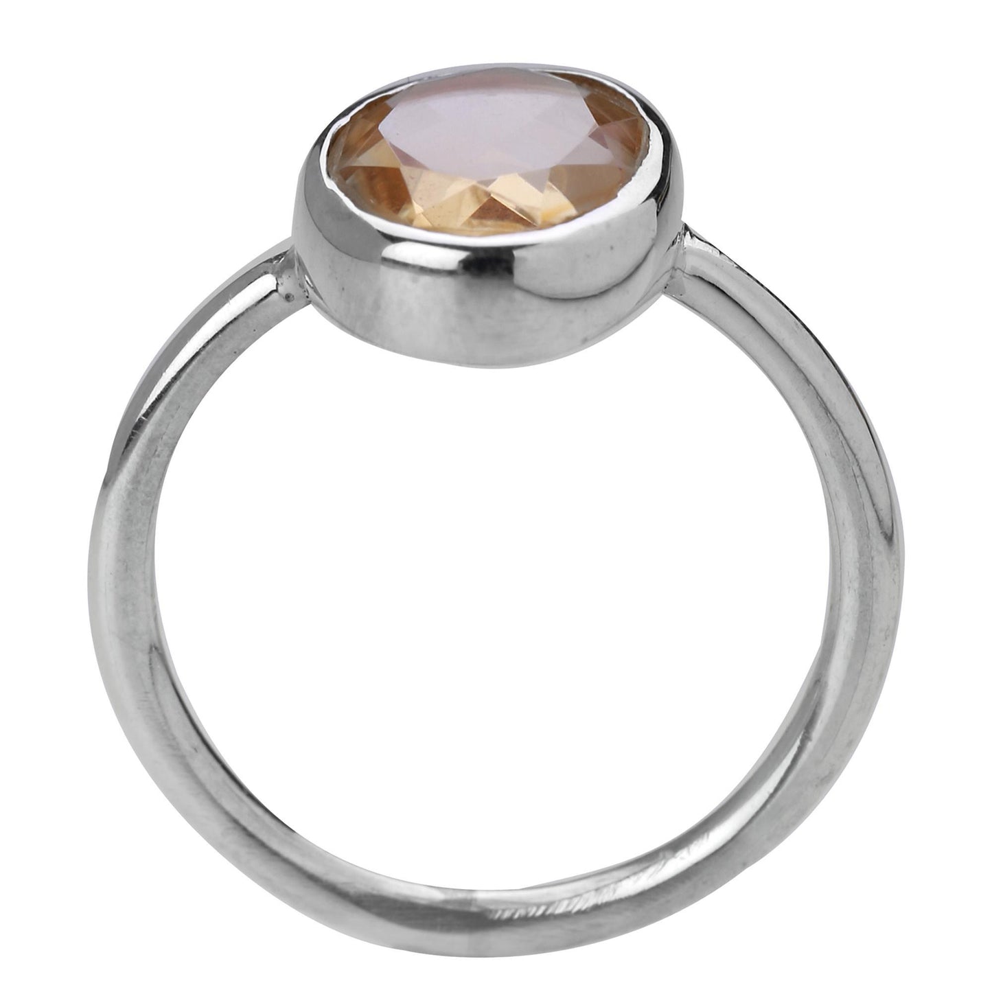 Citrine Sterling Silver Ring