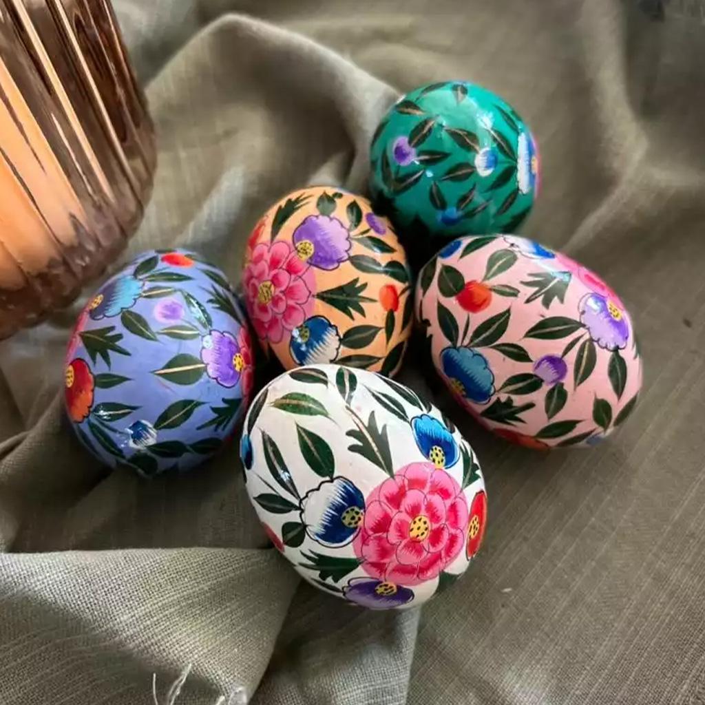 Hand Painted Easter Egg Set