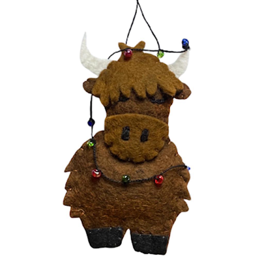 Highland Cow Ornament