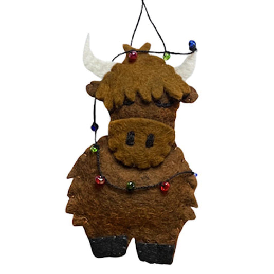 Highland Cow Ornament