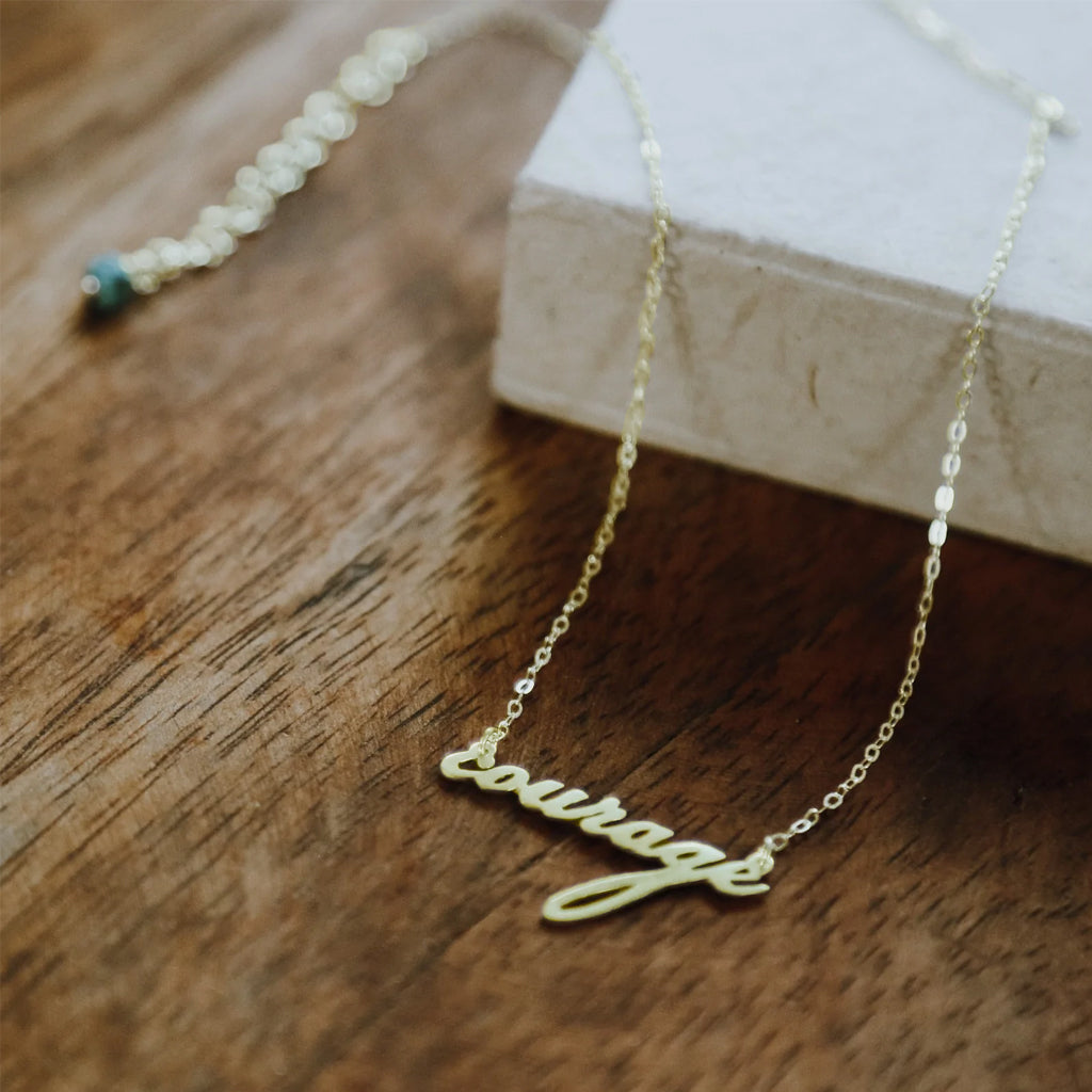 Gold Niru Courage Necklace