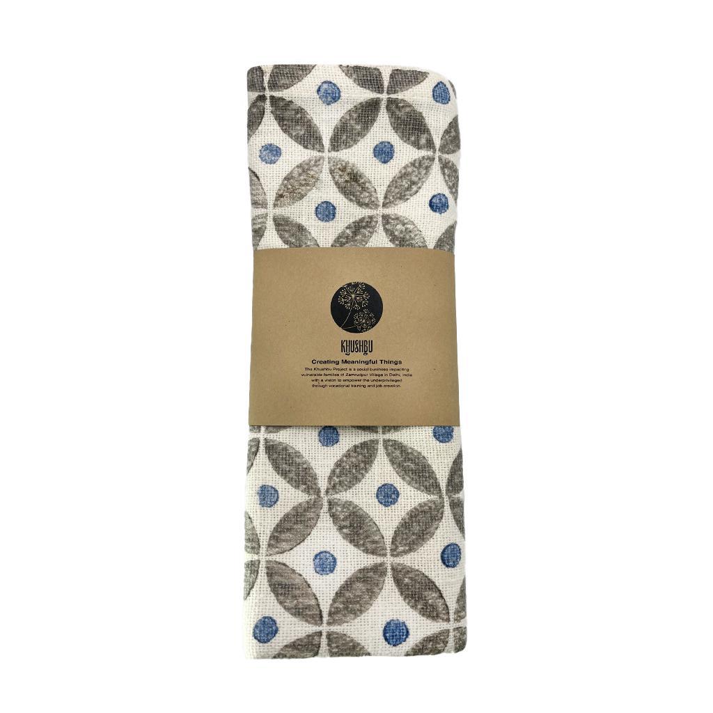 Dots and Petals Tea Towel