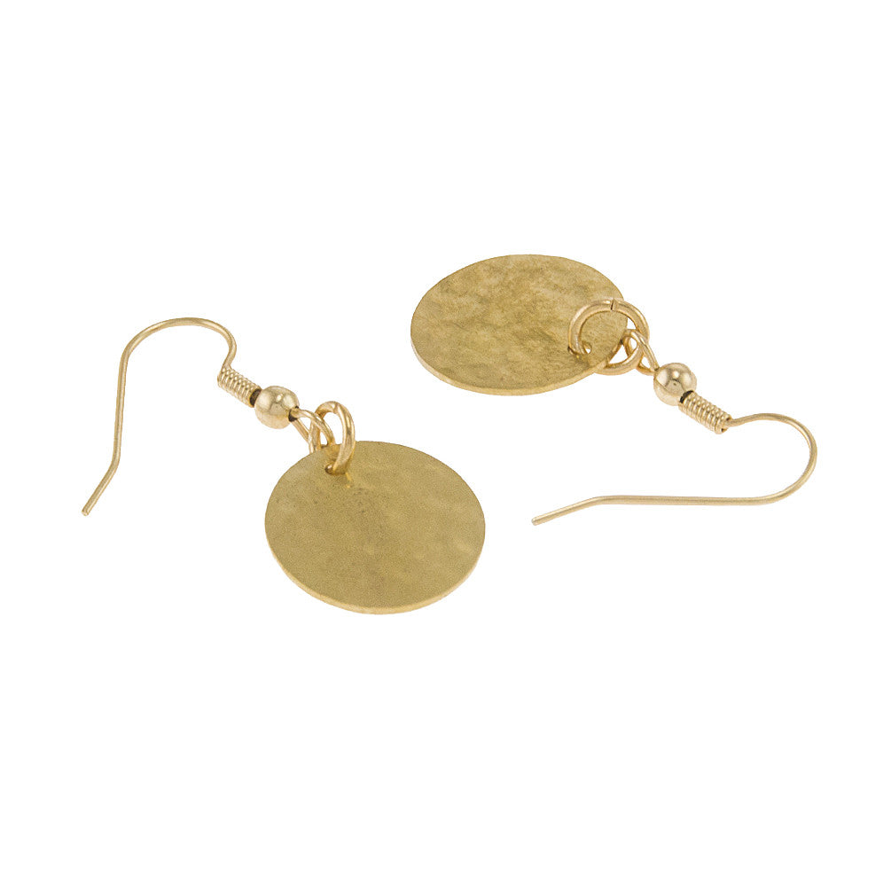 Luna Brass Earrings