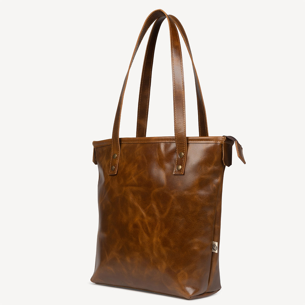 Brown Leather Tote