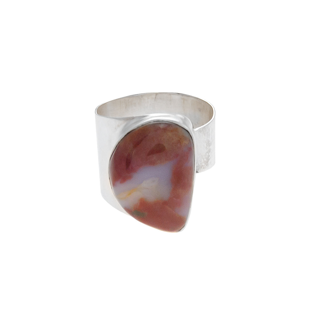 Bloodstone Silver Ring