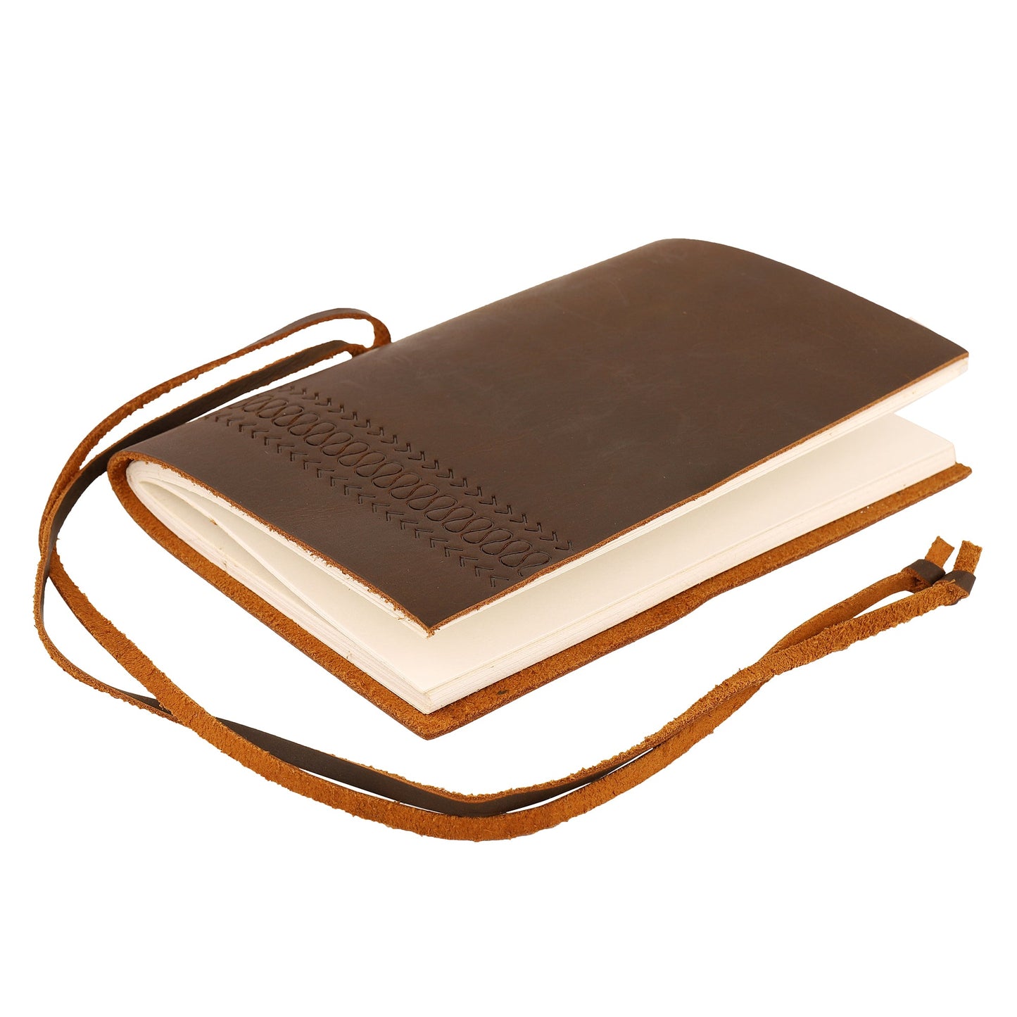 Leather Fishbone Journal