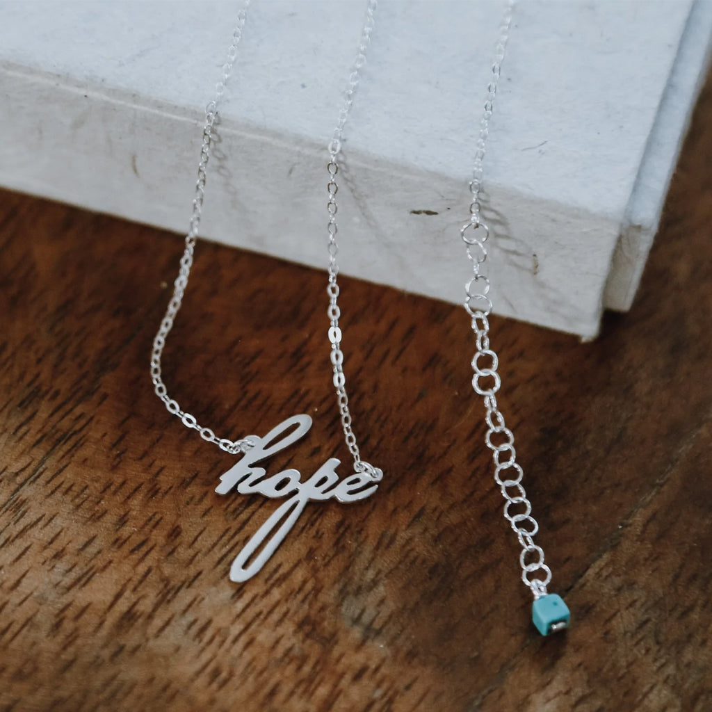 Silver Maya Hope Necklace