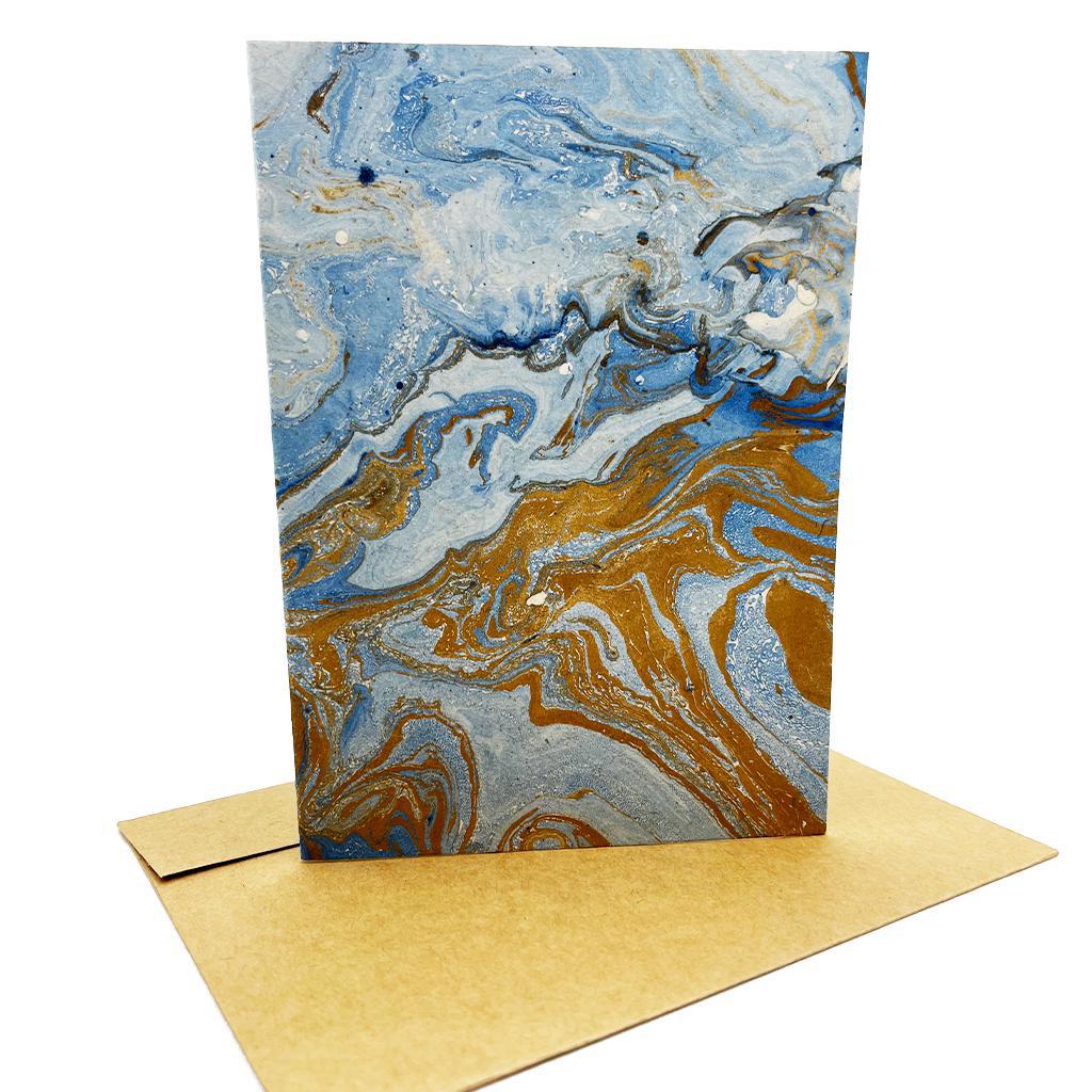 Handmade Marbled Card