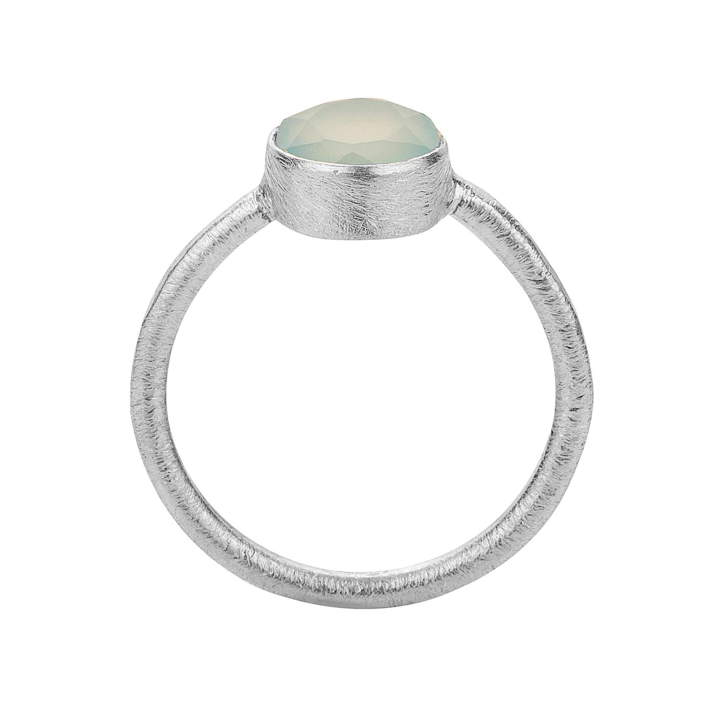 Chalcedony Oval Ring