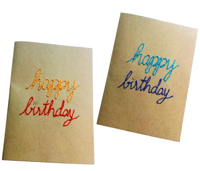 Red Happy Birthday Card