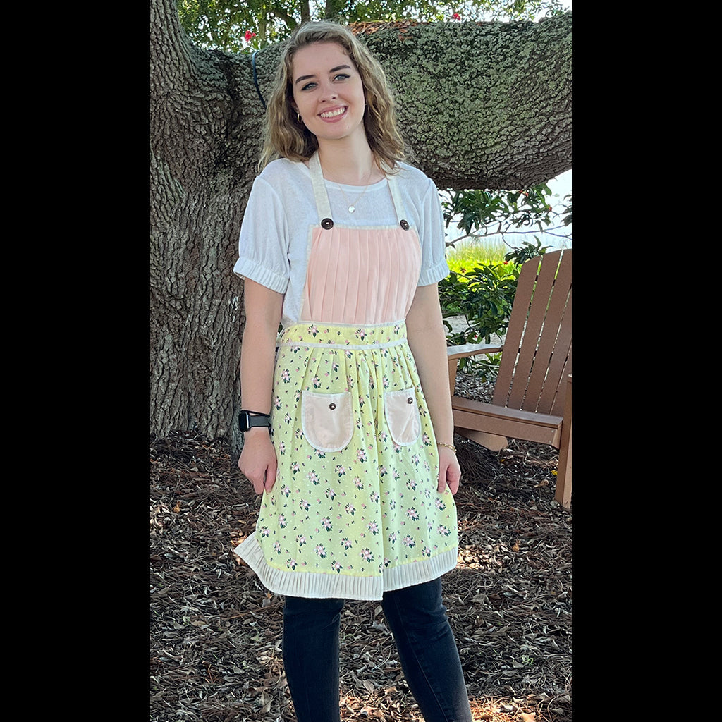 Pink Cotton Apron