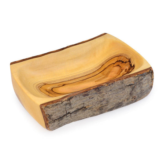 Natural Bark Rectangular Bowl