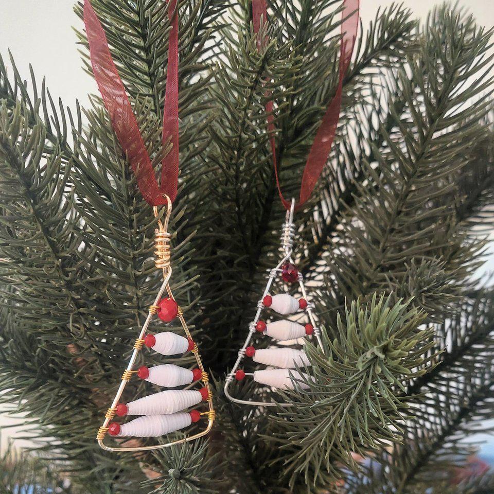 Paper Bead Tree Ornament