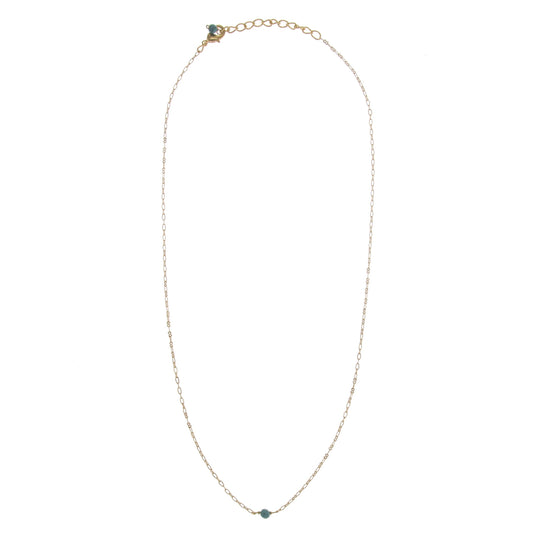 Tiny Turquoise Necklace