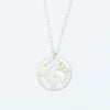 Globe Silver Necklace